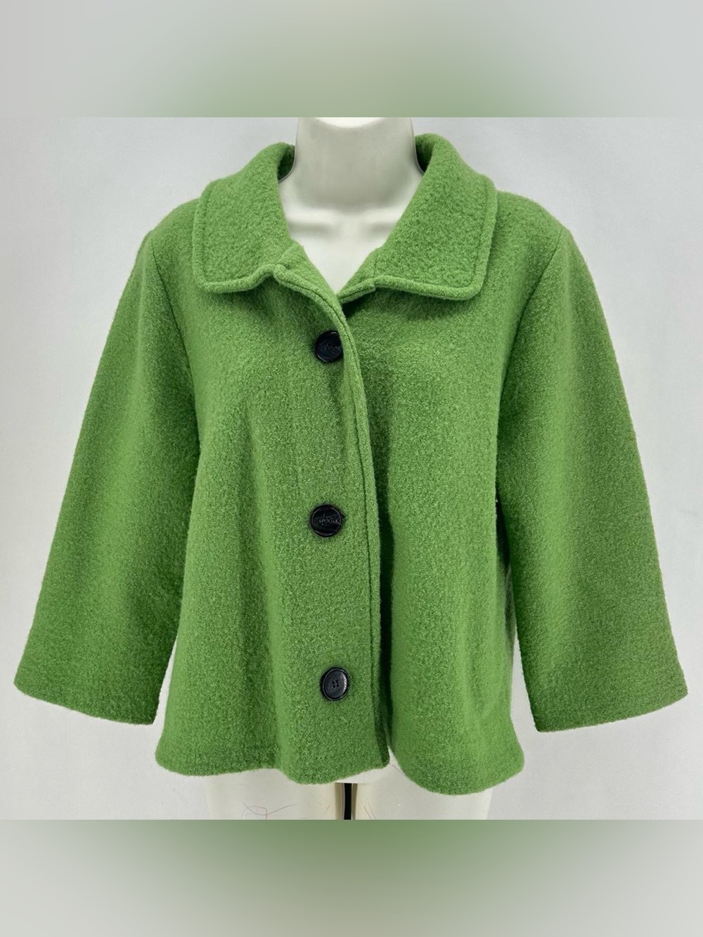 Evan Picone green wool jacket